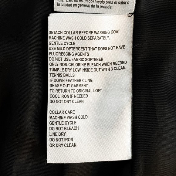 Michael Kors Coat PS Petite Small Black Down Quilted Fur Collar Hood Jacket EUC - Picture 11 of 11